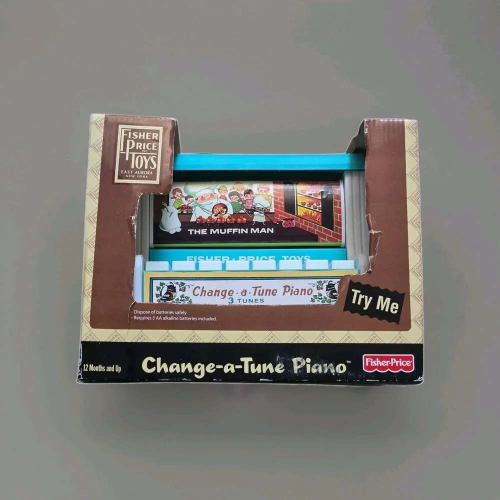 FISHER-PRICE Song Piano Classic Toy 2010 The Muffin Man NEW IN BOX READ